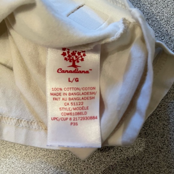 Canadiana Cream Nature T-Shirt Size Large - Picture 7 of 9